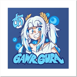 VTuber Gawr Gura Posters and Art